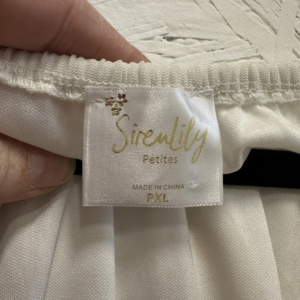 Siren Lily Sz PXL White Floral Dress Lined Cottage Fairy Boho Feminine Romantic - Picture 4 of 8